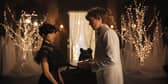 Jenna Ortega and Hunter Doohan in Wednesday season 1