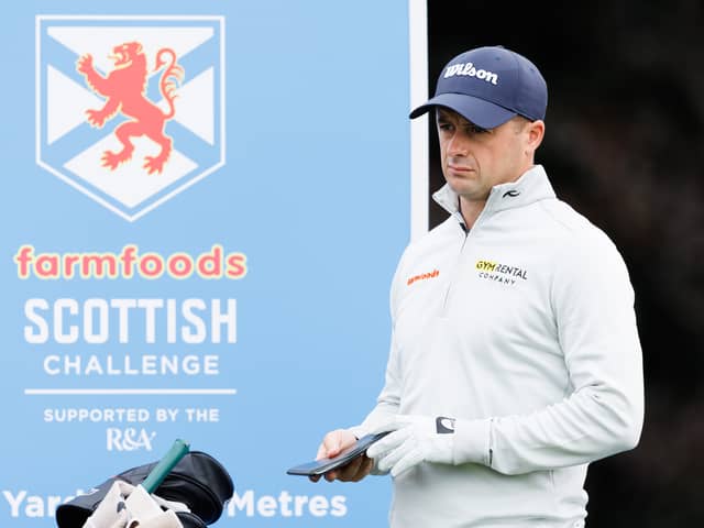 David Law pictured during last week’s Farmfoods Scottish Challenge at Schloss  Roxburghe in Kelso