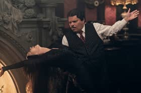 Luis Guzmán and Catherine Zeta-Jones in Wednesday season 2