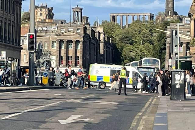 Police attended the scene.