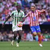 Real Betis defender Nobel Mendy (left) is a reported transfer target for Rangers.  (Photo by Denis Doyle/Getty Images)