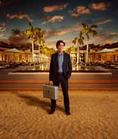 Episodes star Stephen Mangan is back on hosting duties for the second season of The Fortune Hotel. He will be welcoming the contestants to the Caribbean paradise. 