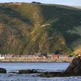 Crovie, nestled in the north-east cliffs in Aberdeenshire 