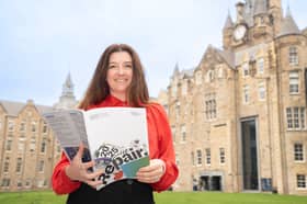 Edinburgh International Book Festival director Jenny Niven outside its new home at Edinburgh Futures Institute
