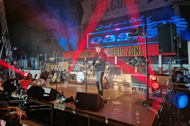 Non-ticket holders were welcome to enjoy an Oasis tribute