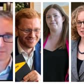 Dominic Ashmole, Ross Greer, Gillian Mackay and Lorna Slater are running to be the co-leaders of the Scottish Greens 