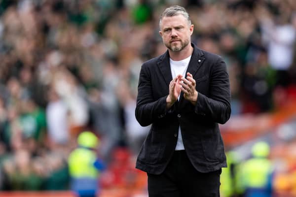 Aberdeen manager Jimmy Thelin.