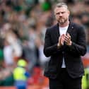 Aberdeen manager Jimmy Thelin.
