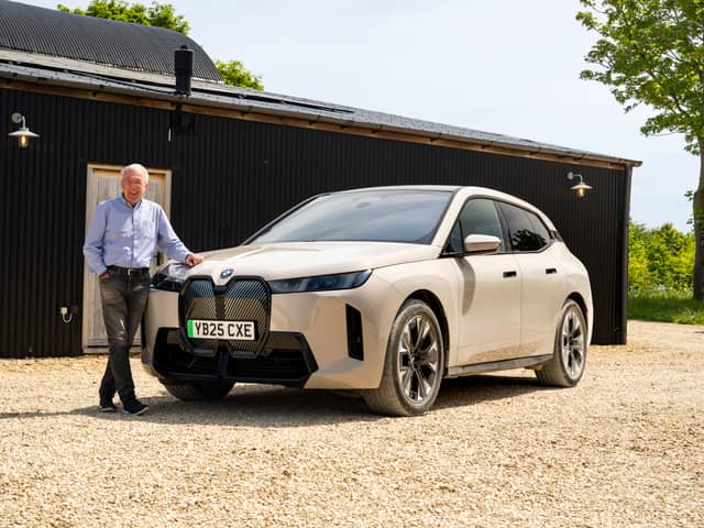 Jim McGill with the iX xDrive 45