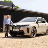 Jim McGill with the iX xDrive 45