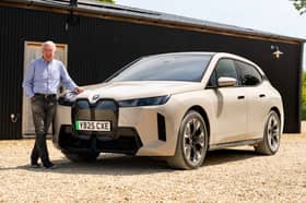 Jim McGill with the iX xDrive 45