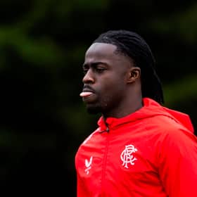 Rangers defender Clinton Nsiala has completed a move away from Ibrox. Cr: SNS Group.