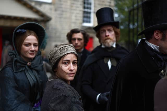 Film crews took over Edinburgh's Old Town in September last year