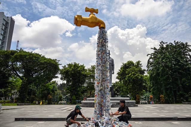Plastic pollution is everywhere, but individual people can make a difference (Picture: Juni Kriswanto)