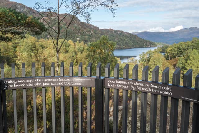 The view west over Loch Katrine from the tower