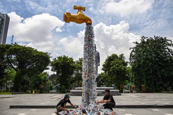 Plastic pollution is everywhere, but individual people can make a difference (Picture: Juni Kriswanto)