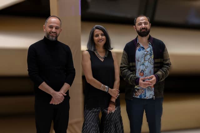 Feras Charestan, Tazeen Qayyum and Basel Rajoub