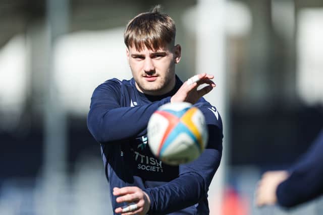 Scotland openside Freddy Douglas is tipped for a big season with Edinburgh Rugby. (Photo by Ewan Bootman / SNS Group)