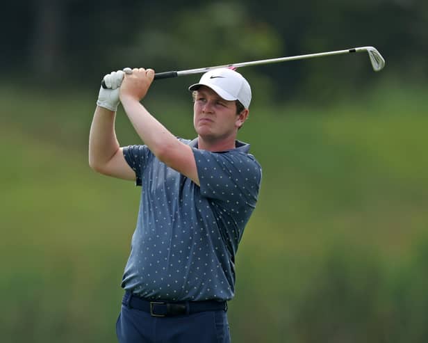 Bob MacIntyre pictured during the final round of the BMW Championship at Caves Valley Golf Club in Owings Mills, Maryland 