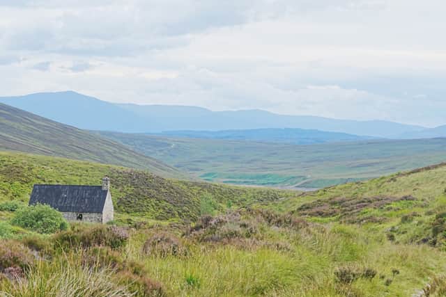 A small bothy, Allt Scheicheachan, on Atholl estate land near Dalnacardoch estate