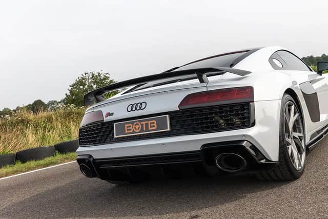 Audi's V10 engine sounds amazing at full chat