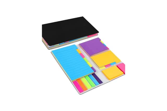 400 PCS Sticky Notes Set with PU Leather Cover