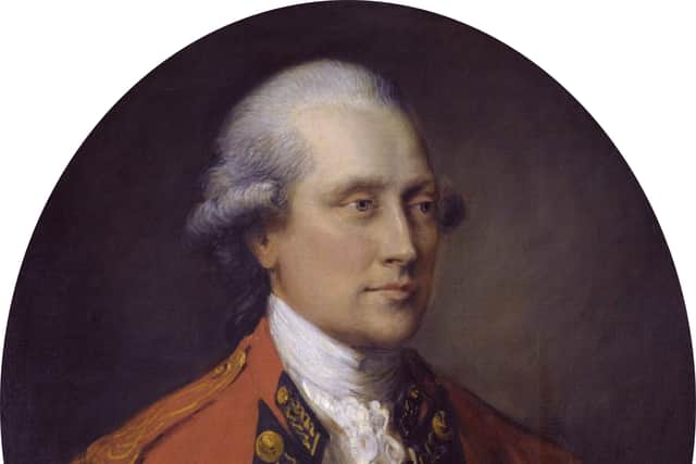 A Thomas Gainsborough portrait of Major John Campbell, 5th Duke of Argyll, who received the letter from Isabel Haldane about her treatment at the hands of one of his officers.