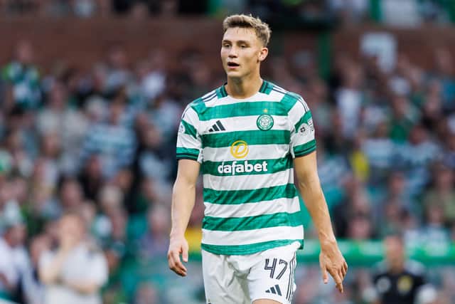 Dane Murray scored for Celtic against Falkirk.
