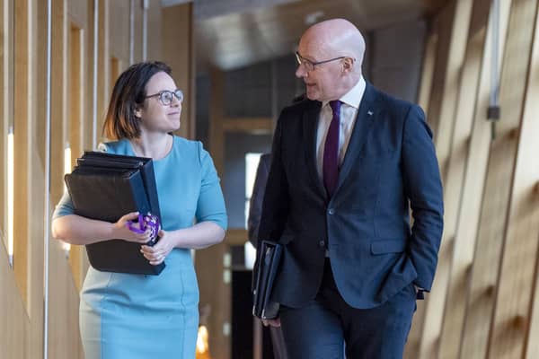 Kate Forbes and John Swinney