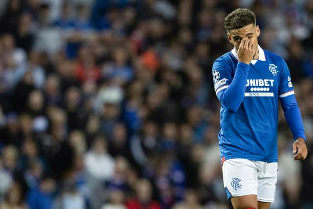 Rangers defender Max Aarons.