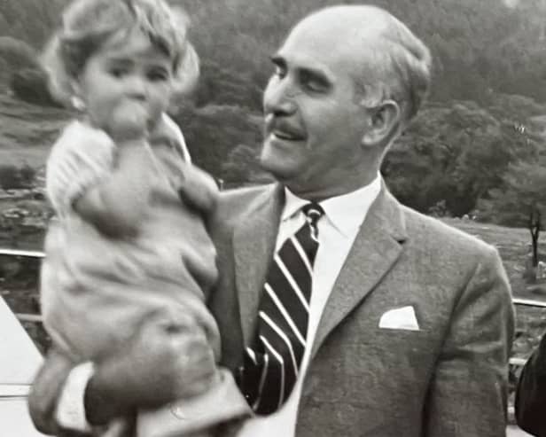 My Uncle Dave and me, late 1960s, Scotland