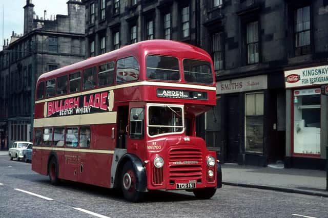 A bus on Renfrew Road in Glasgow