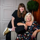 Katy and Karen Koren. Picture: Steve Ullathorne