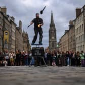 The Royal Mile during the Edinburgh Fringe.