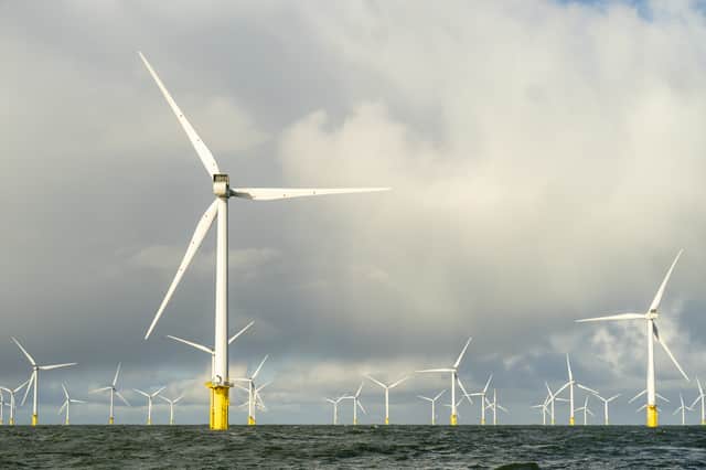 An offshore wind farm