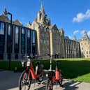 Two of the Voi bikes that will be available for use in Edinburgh from September.