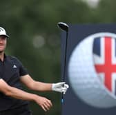Rasmus Hojgaard in action during day four of the Betfred British Masters hosted by Sir Nick Faldo at The Belfry in Sutton Coldfield