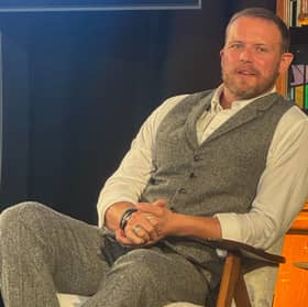 Sam Heughan appeared at the Edinburgh International Book Festival at the weekend.