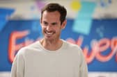 Tennis star Andy Murray during a visit to the Dunblane Centre, a community centre set up in the wake of the Dunblane Primary tragedy. Picture: Robert Perry/PA Wire 