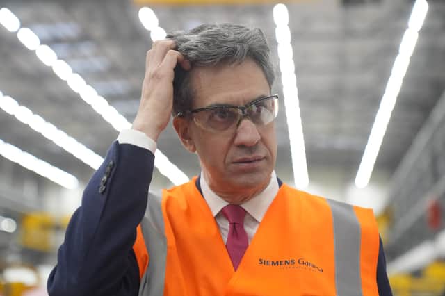 Energy Security and Net Zero Secretary Ed Miliband