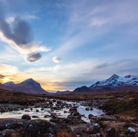 Emergency services were deployed to the Cuillin Mountains.