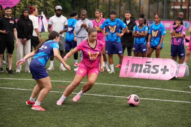 The event was to showcase the next generation of male and female football legends ahead of the finals in Miami next month