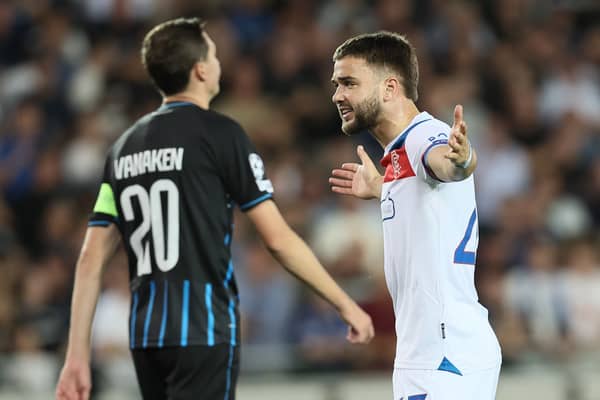 Nicolas Raskin came on at half-time for Rangers after being benched for the Champions League play-off second leg against Club Brugge.