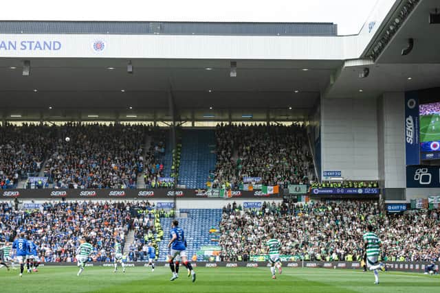 Rangers host Celtic in the first Old Firm derby of the Scottish Premiership season at Ibrox on Sunday.