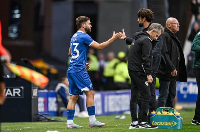 Rangers head coach Russell Martin excluded midfielder Nico Raskin from the goalless draw against Celtic. (Photo by Rob Casey / SNS Group)