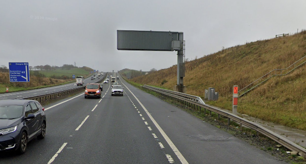 M8 crash: Pedestrian dies after being hit by HGV on busy motorway
