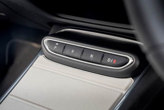 Buttons for gear selectors isn't ideal, but you soon get used to it