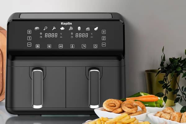 Dual-drawer air fryers are perfect for family-sized meals  - and they're cheap as chips right now