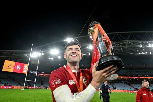 Blair Kinghorn helped the British and Irish Lions win the Test series against Australia.