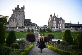 Dior fashion show at Drummond Castle